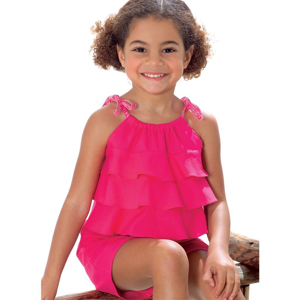 Butterick Pattern B4503 Childrens Girls Top Skort and Shorts 4503 Image 3 From Patternsandplains.com