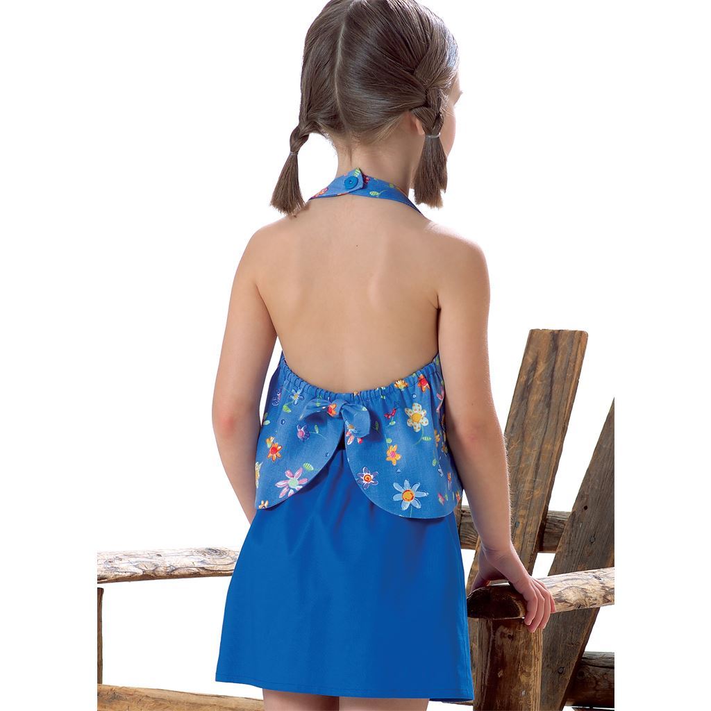 Butterick Pattern B4503 Childrens Girls Top Skort and Shorts 4503 Image 4 From Patternsandplains.com