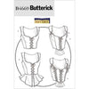 Butterick Pattern B4669 Misses Laced Corsets with Peplum Variations 4669 Image 1 From Patternsandplains.com