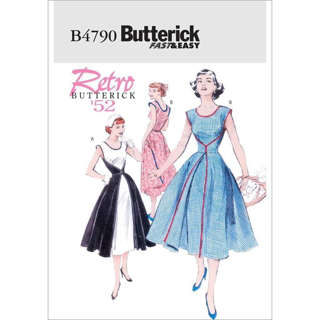Butterick Pattern B4790 Misses Walk Away Wrap Dress 4790 Image 1 From Patternsandplains.com