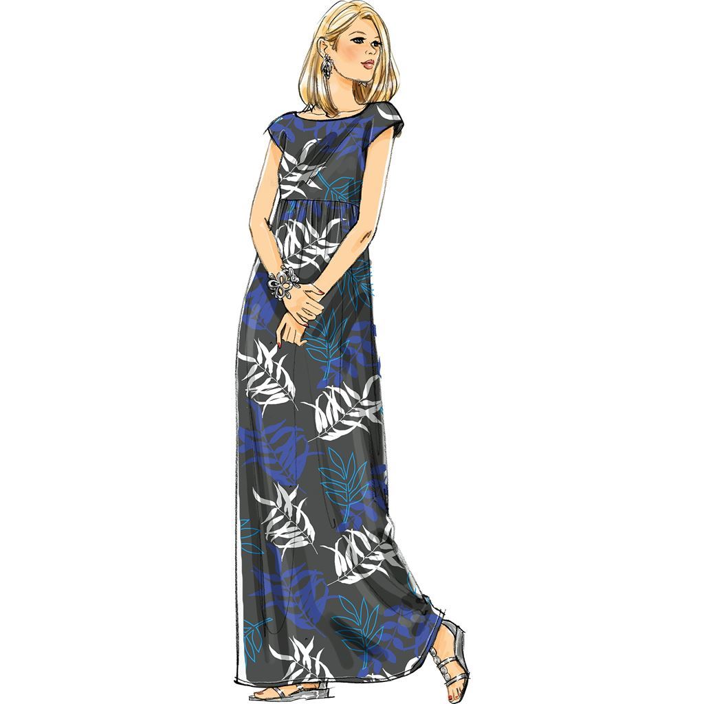 Butterick Pattern B5456 Misses Misses Petite Dress 5456 Image 4 From Patternsandplains.com