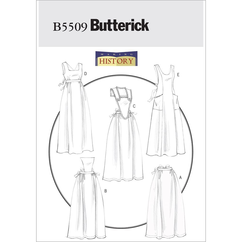 Butterick Pattern B5509 Aprons 5509 Image 1 From Patternsandplains.com