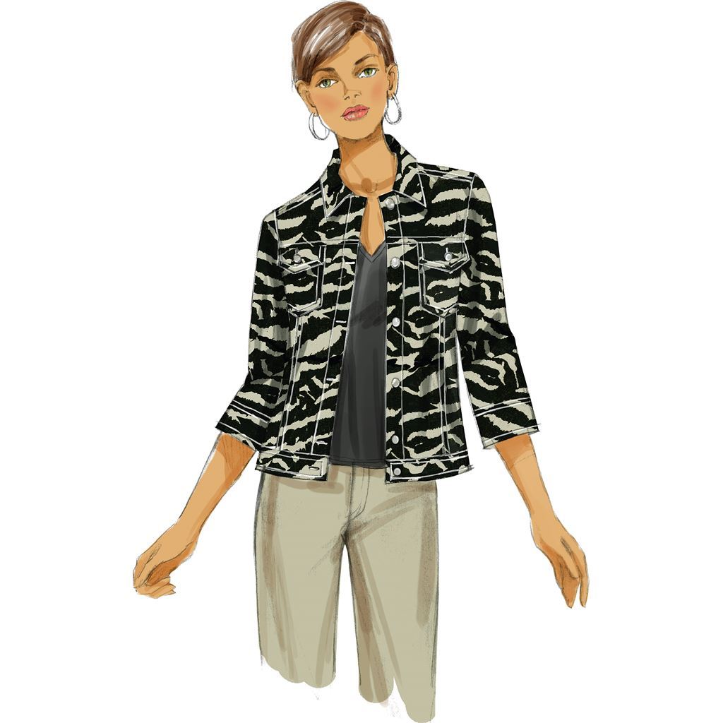 Butterick Pattern B5616 Misses Jacket 5616 Image 5 From Patternsandplains.com