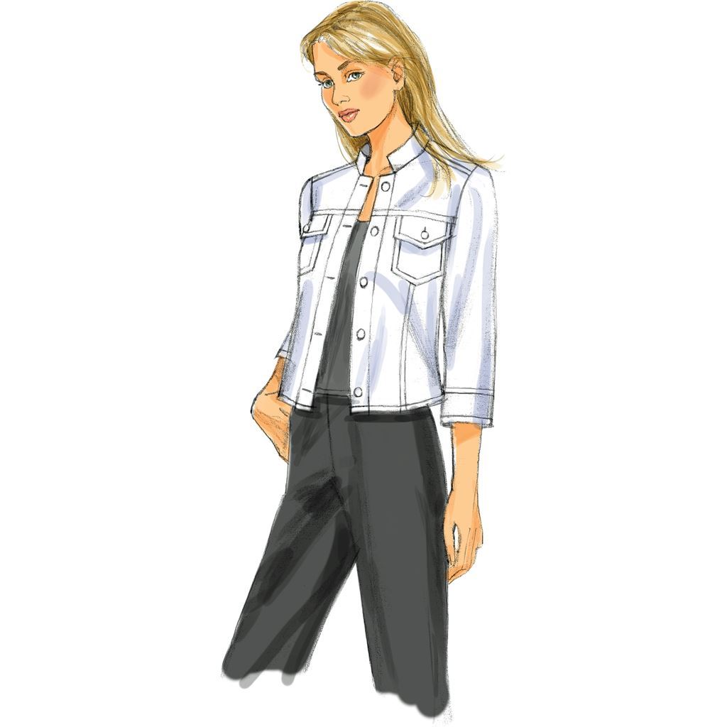 Butterick Pattern B5616 Misses Jacket 5616 Image 6 From Patternsandplains.com