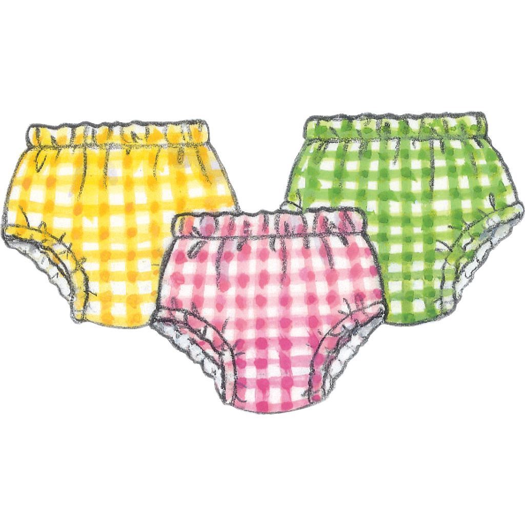 Butterick Pattern B5624 Infants Dress Jumper Romper Jumpsuit Panties Hat and Bag 5624 Image 3 From Patternsandplains.com