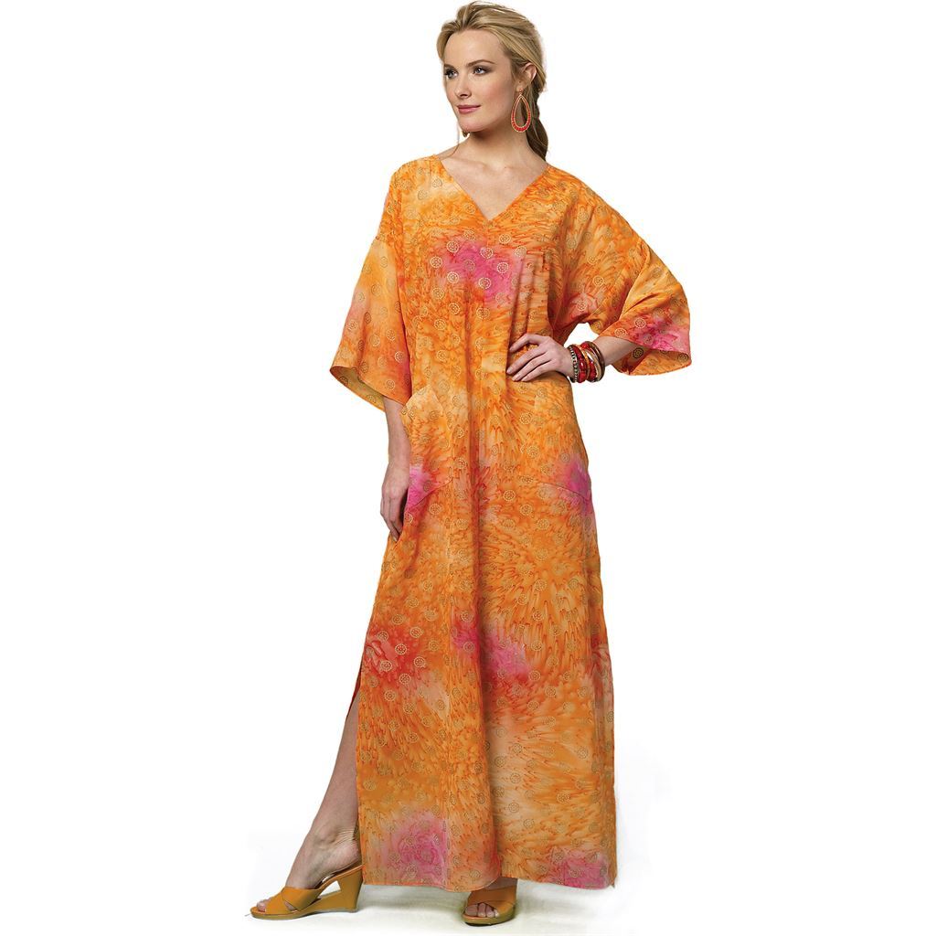 Butterick Pattern B5652 Misses Top Dress Caftan Jumpsuit and Pants 5652 Image 2 From Patternsandplains.com