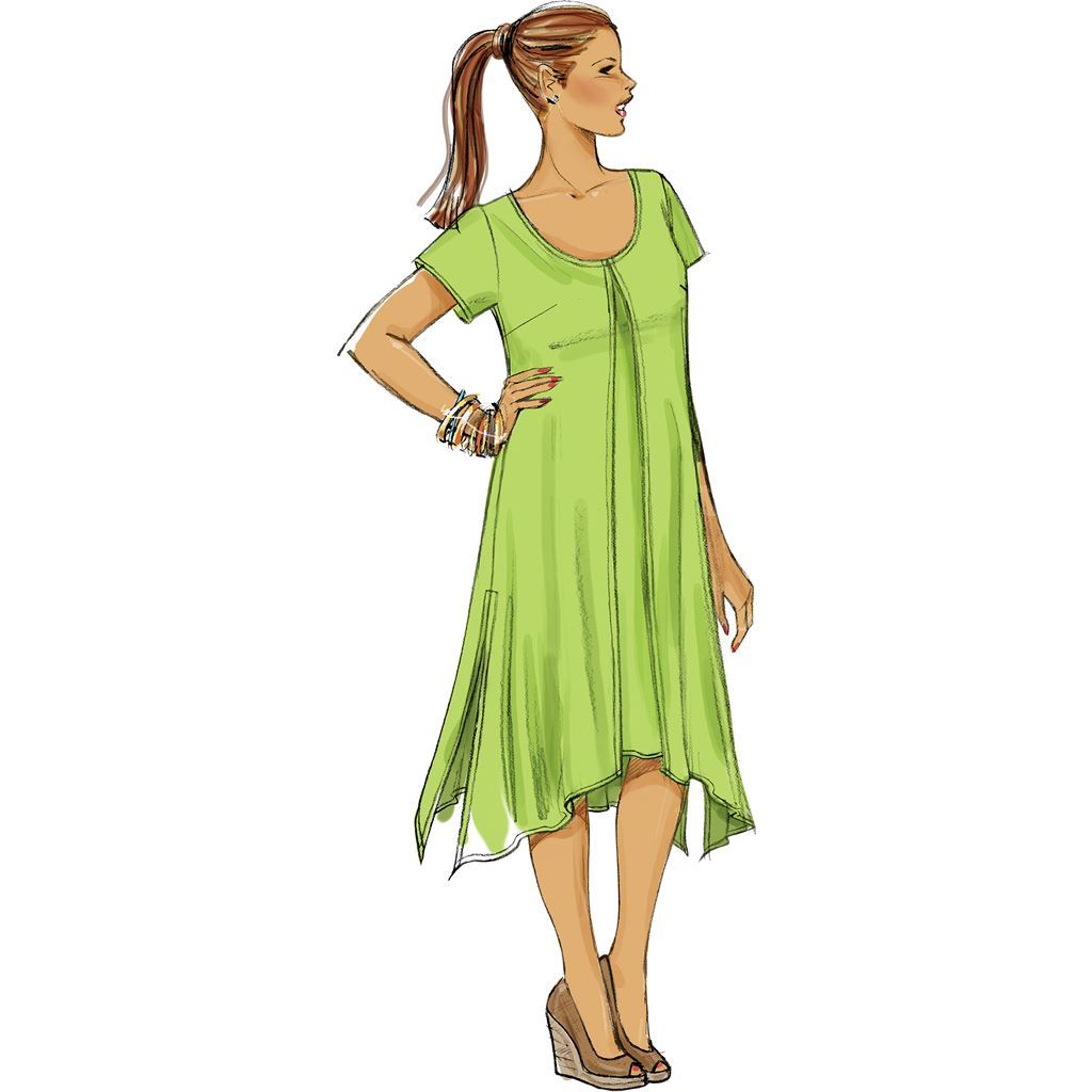 Butterick Pattern B5655 Misses Womens Top Dress and Pants 5655 Image 6 From Patternsandplains.com