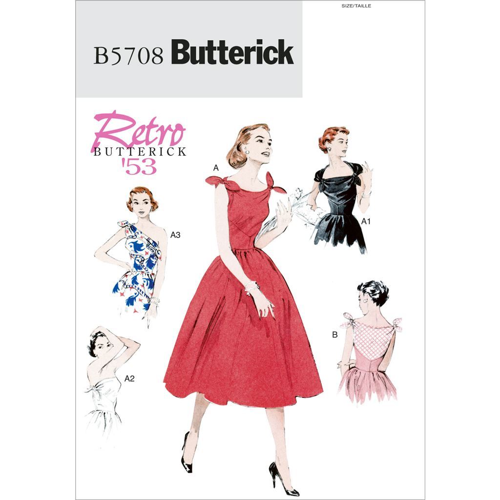 Butterick Pattern B5708 Misses Dress 5708 Image 1 From Patternsandplains.com