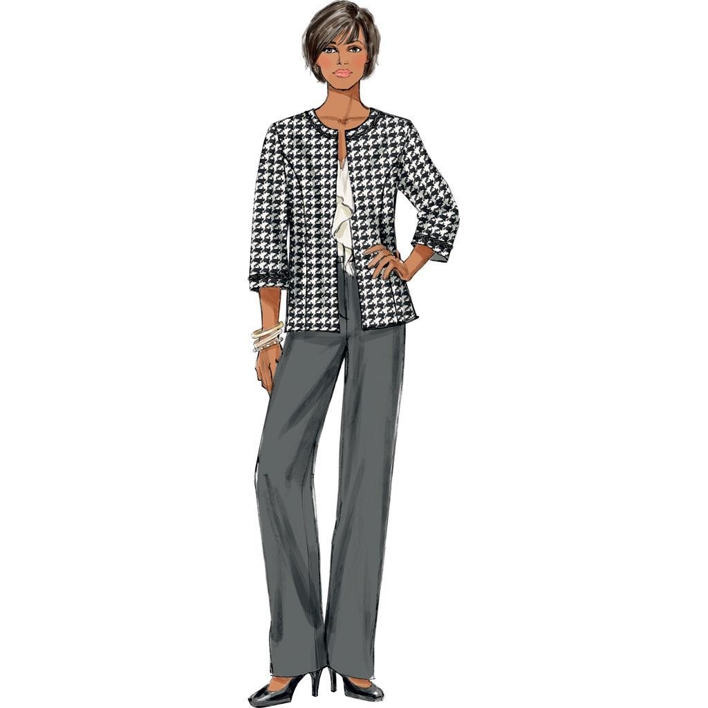 Butterick Pattern B5719 Misses Womens Jacket Dress Skirt and Pants 5719 Image 6 From Patternsandplains.com