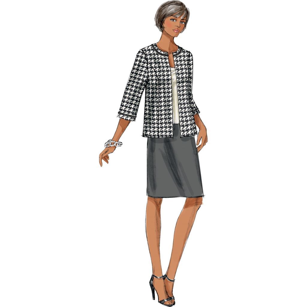 Butterick Pattern B5719 Misses Womens Jacket Dress Skirt and Pants 5719 Image 8 From Patternsandplains.com