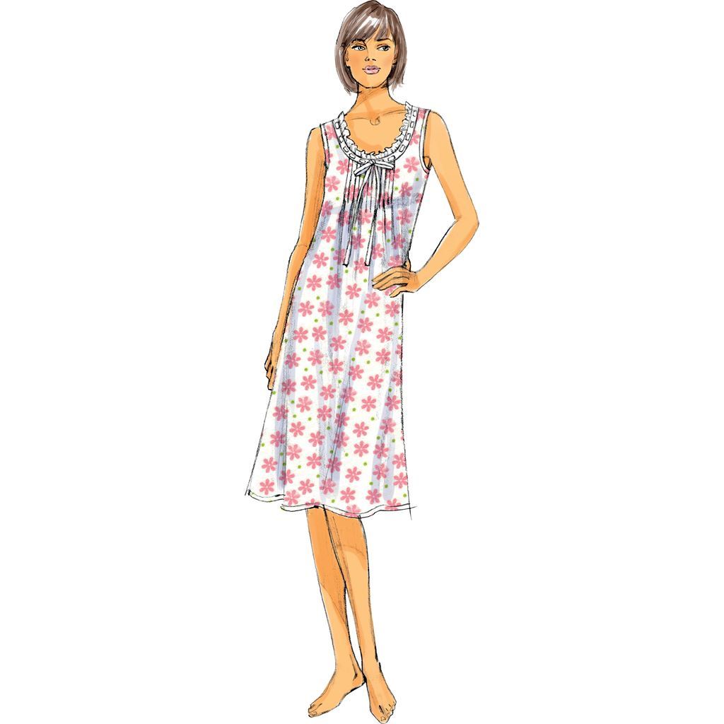 Butterick Pattern B5792 Misses Top Gown and Pants 5792 Image 3 From Patternsandplains.com