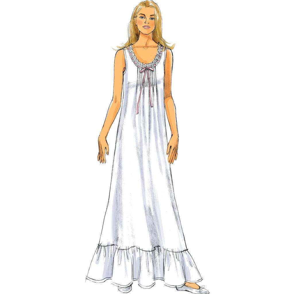 Butterick Pattern B5792 Misses Top Gown and Pants 5792 Image 4 From Patternsandplains.com