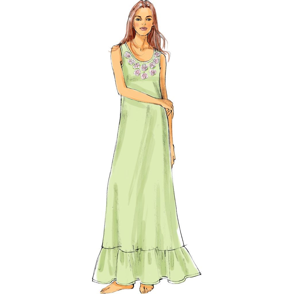 Butterick Pattern B5792 Misses Top Gown and Pants 5792 Image 6 From Patternsandplains.com