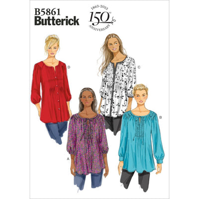 Butterick Pattern B5861 Misses Womens Tunic 5861 Image 1 From Patternsandplains.com