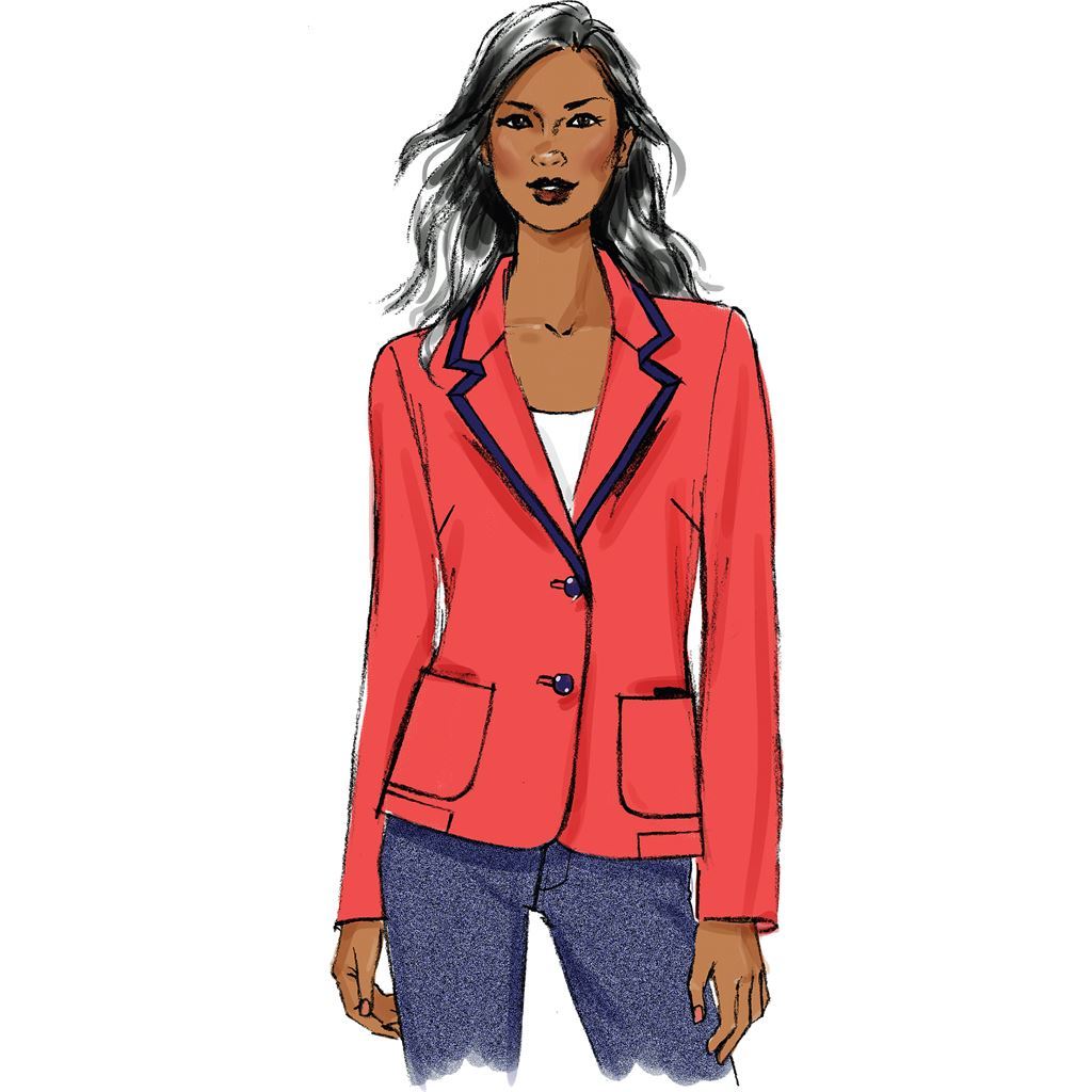 Butterick Pattern B5926 Misses Misses Petite Jacket 5926 Image 6 From Patternsandplains.com