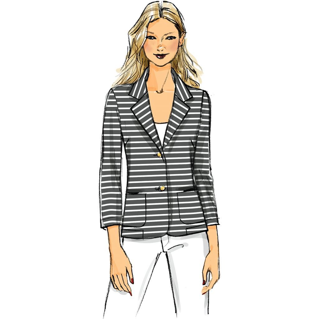 Butterick Pattern B5926 Misses Misses Petite Jacket 5926 Image 7 From Patternsandplains.com