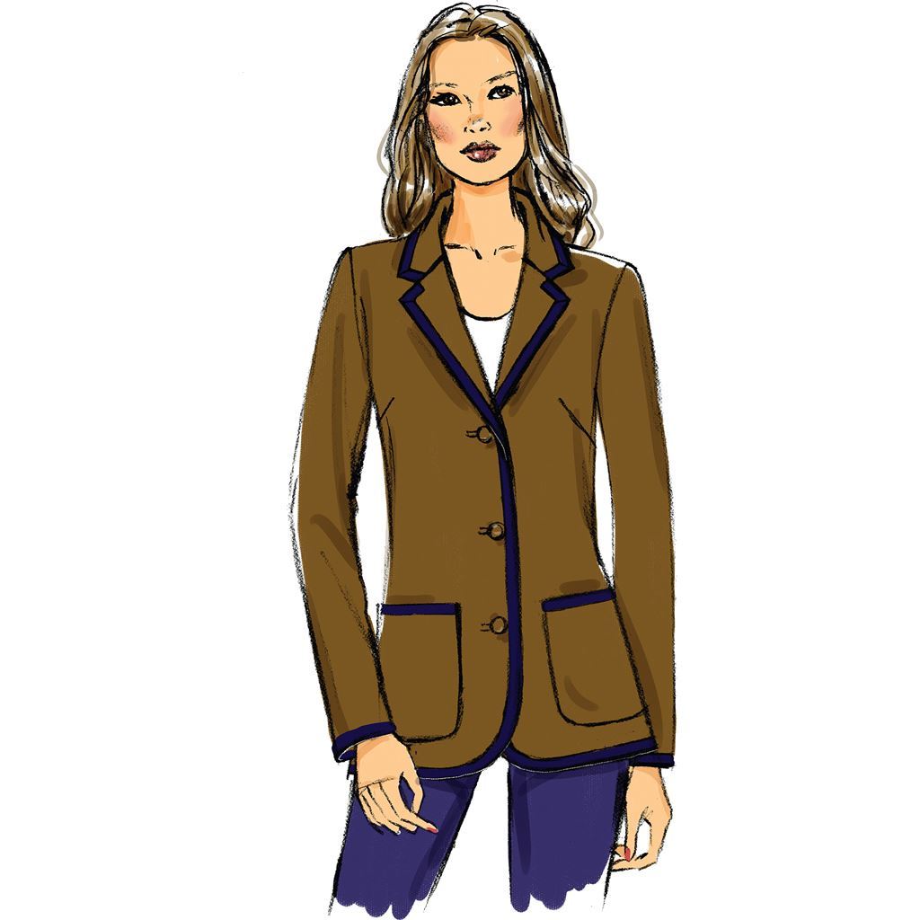 Butterick Pattern B5926 Misses Misses Petite Jacket 5926 Image 8 From Patternsandplains.com