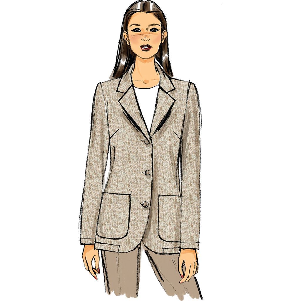 Butterick Pattern B5926 Misses Misses Petite Jacket 5926 Image 9 From Patternsandplains.com