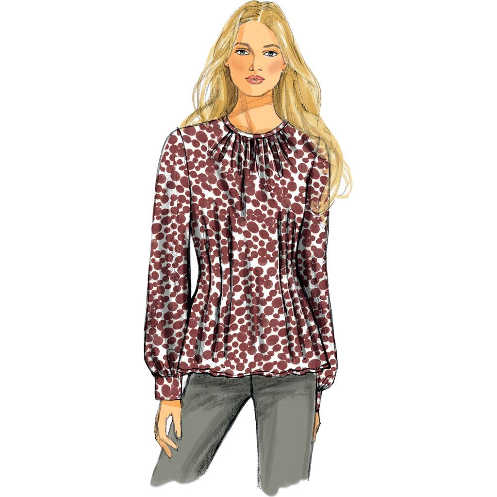 Butterick Pattern B5988 Misses Misses Petite Top 5988 Image 5 From Patternsandplains.com