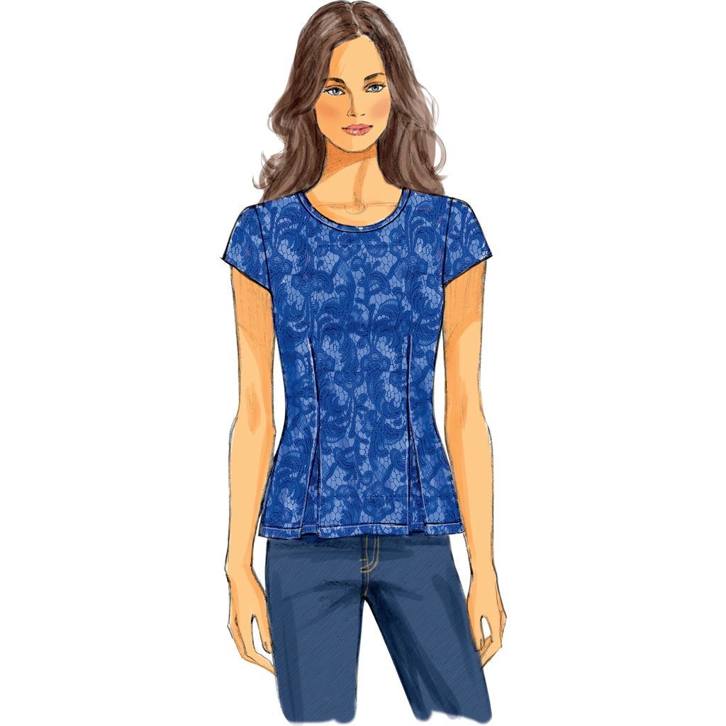 Butterick Pattern B5988 Misses Misses Petite Top 5988 Image 8 From Patternsandplains.com