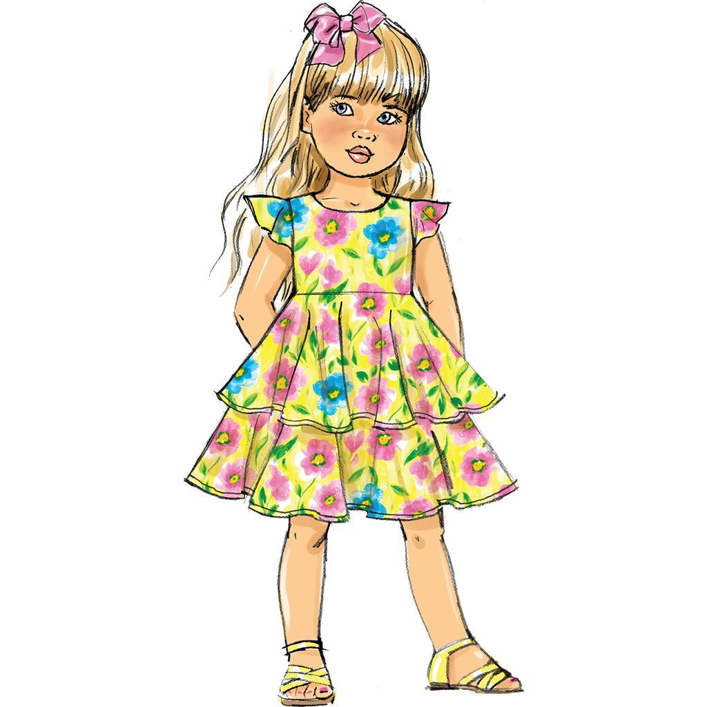 How to draw fashion clothes for kids, How to draw dresses for kids 6