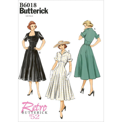 Butterick Pattern B6018 Misses Dress 6018 Image 1 From Patternsandplains.com