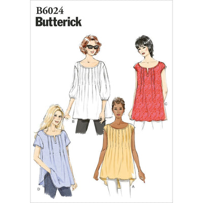 Butterick Pattern B6024 Misses Top 6024 Image 1 From Patternsandplains.com