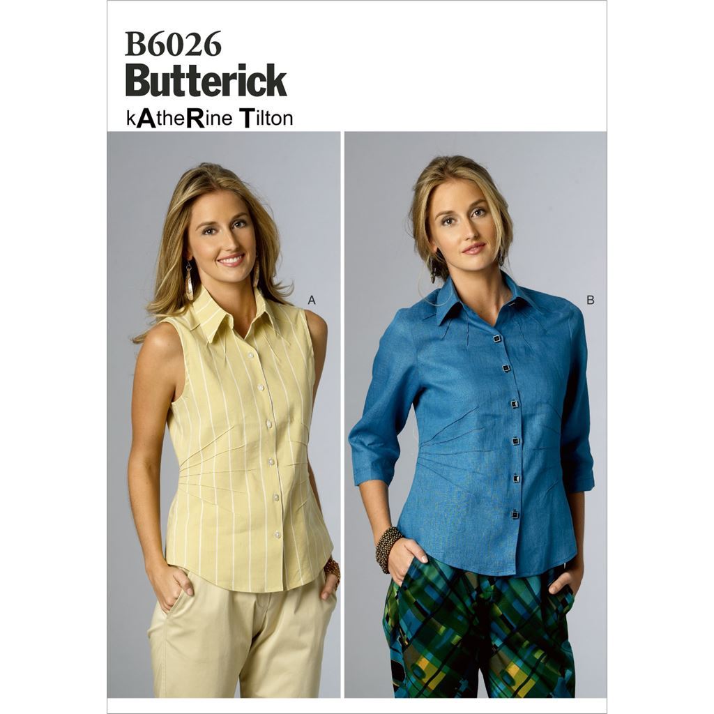 Butterick Pattern B6026 Misses Top 6026 Image 1 From Patternsandplains.com