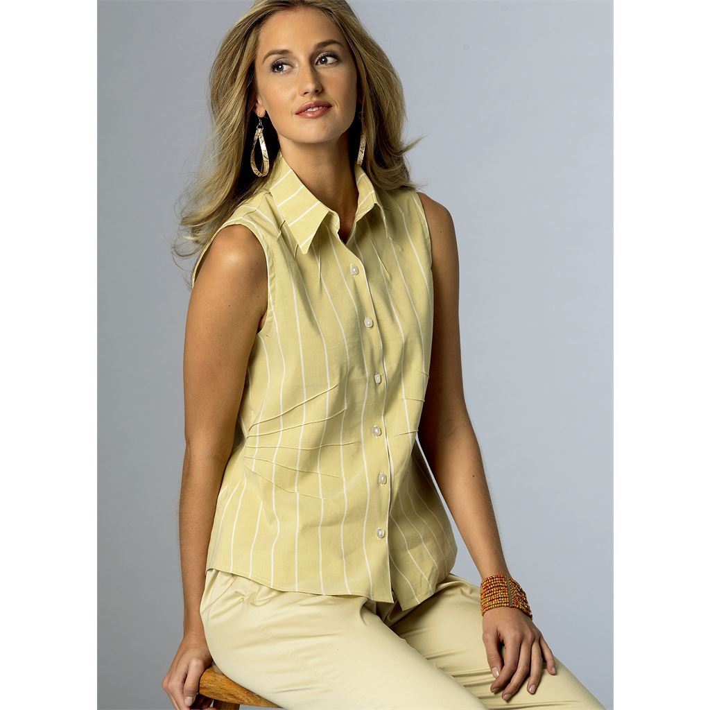 Butterick Pattern B6026 Misses Top 6026 Image 4 From Patternsandplains.com