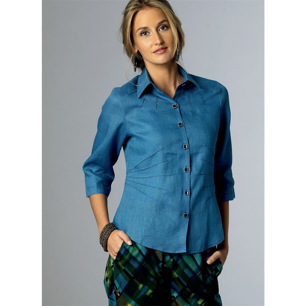 Butterick Pattern B6026 Misses Top 6026 Image 6 From Patternsandplains.com