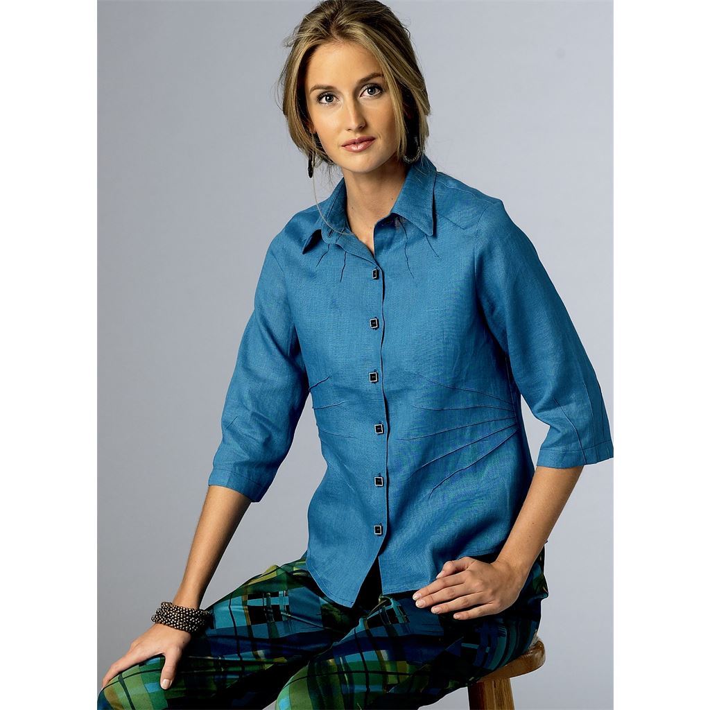 Butterick Pattern B6026 Misses Top 6026 Image 8 From Patternsandplains.com