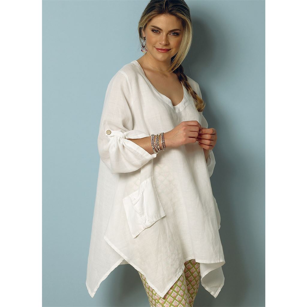 Butterick Pattern B6056 Misses Top 6056 Image 6 From Patternsandplains.com