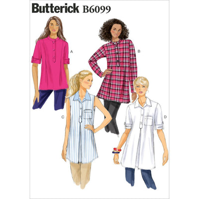 Butterick Pattern B6099 Misses Tunic 6099 Image 1 From Patternsandplains.com