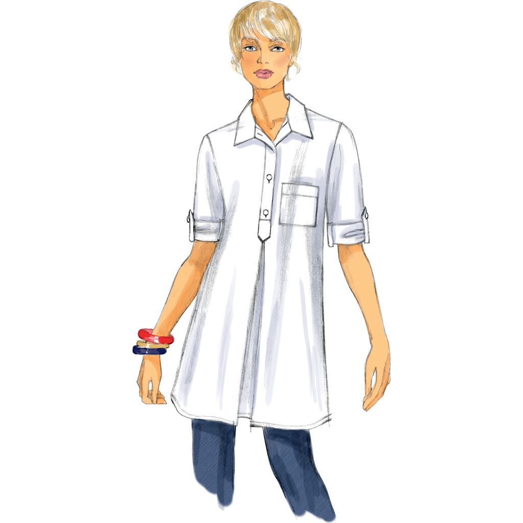 Butterick Pattern B6099 Misses Tunic 6099 Image 5 From Patternsandplains.com