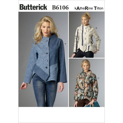 Butterick Pattern B6106 Misses Jacket 6106 Image 1 From Patternsandplains.com