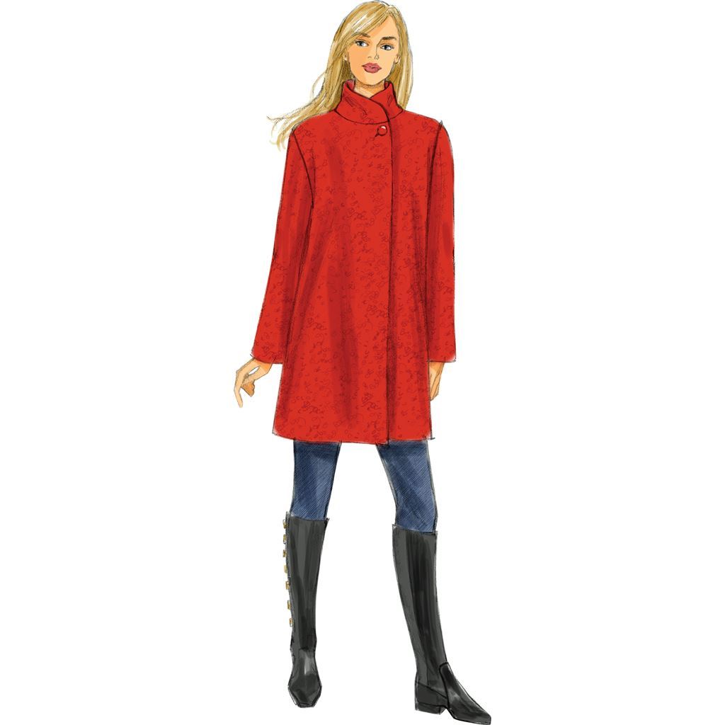 Butterick Pattern B6107 Misses' Coat 6107 - Patterns And Plains