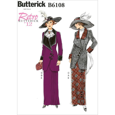 Butterick Pattern B6108 Misses Jacket Bib and Skirt 6108 Image 1 From Patternsandplains.com