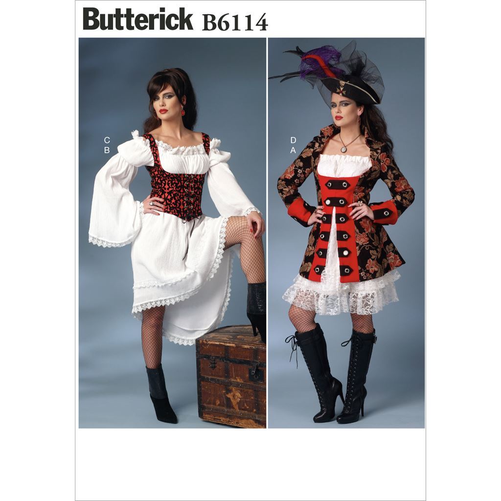 Butterick Pattern B6114 Misses Costume 6114 Image 1 From Patternsandplains.com