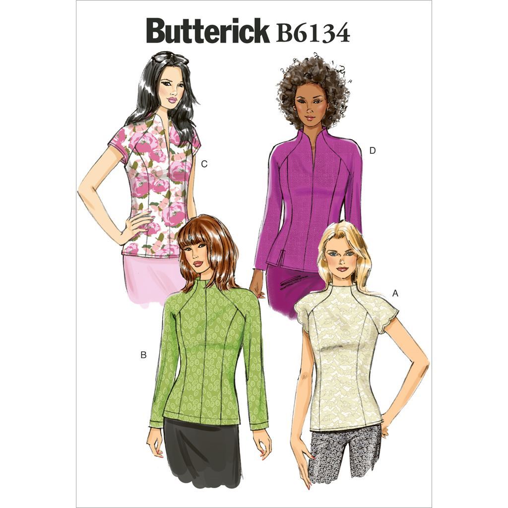 Butterick Pattern B6134 Misses Top 6134 Image 1 From Patternsandplains.com