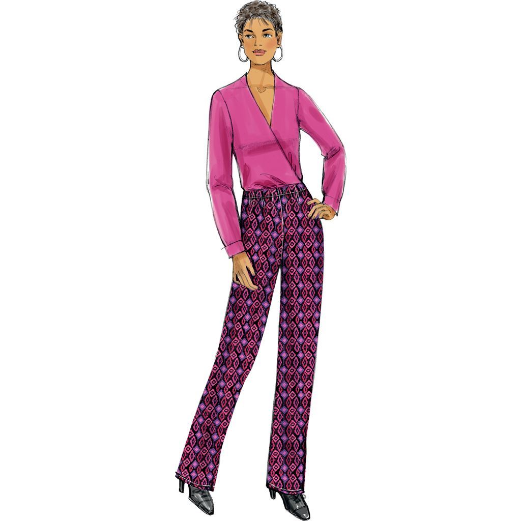 Butterick Pattern B6137 Misses Pants 6137 Image 5 From Patternsandplains.com