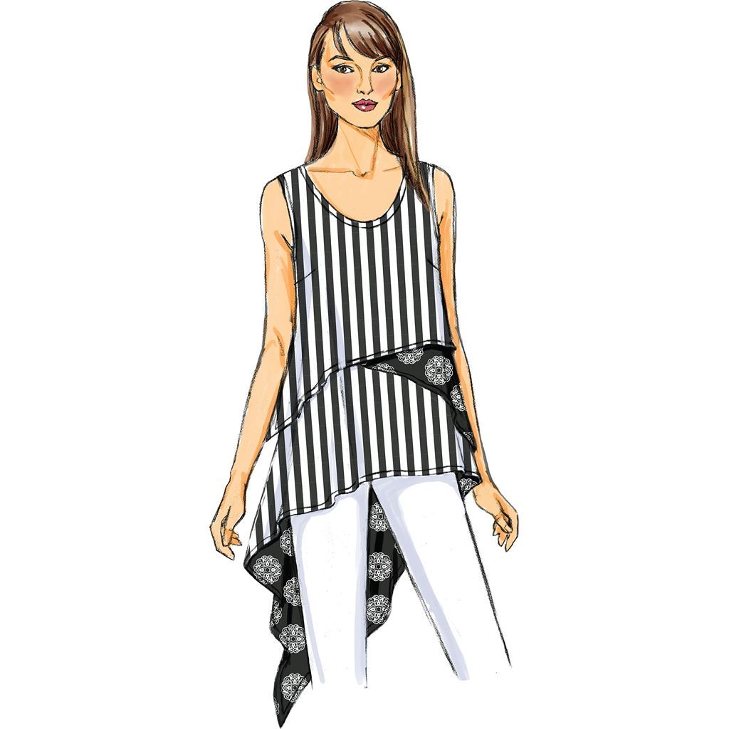 Butterick Pattern B6172 Misses Top and Tunic 6172 Image 4 From Patternsandplains.com