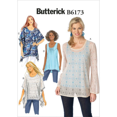 Butterick Pattern B6173 Misses Tunic and Top 6173 Image 1 From Patternsandplains.com