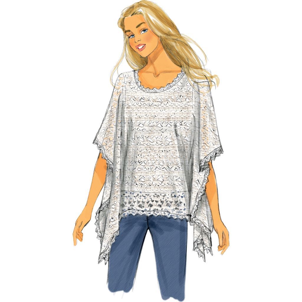 Butterick Pattern B6173 Misses Tunic and Top 6173 Image 5 From Patternsandplains.com