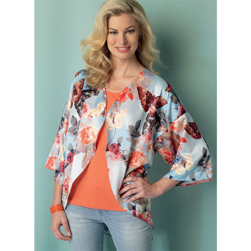Butterick Pattern B6176 Misses Kimono 6176 Image 5 From Patternsandplains.com
