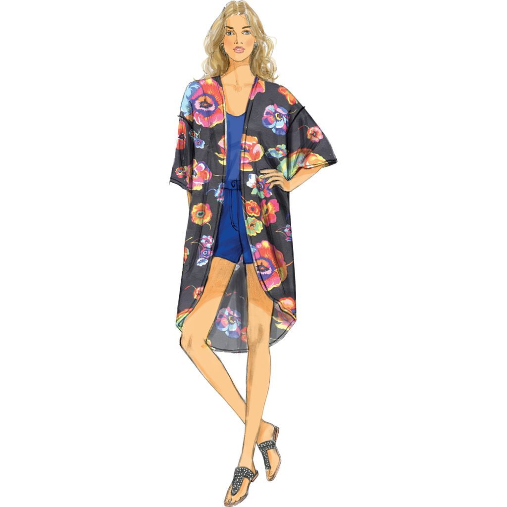 Butterick Pattern B6176 Misses Kimono 6176 Image 7 From Patternsandplains.com