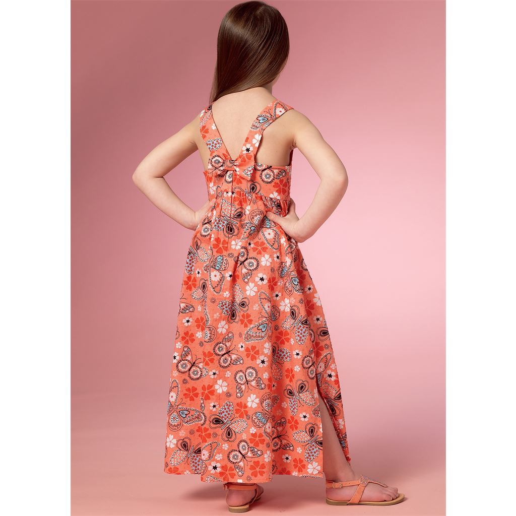 Butterick Pattern B6202 Childrens Girls Dress and Culottes 6202 Image 4 From Patternsandplains.com