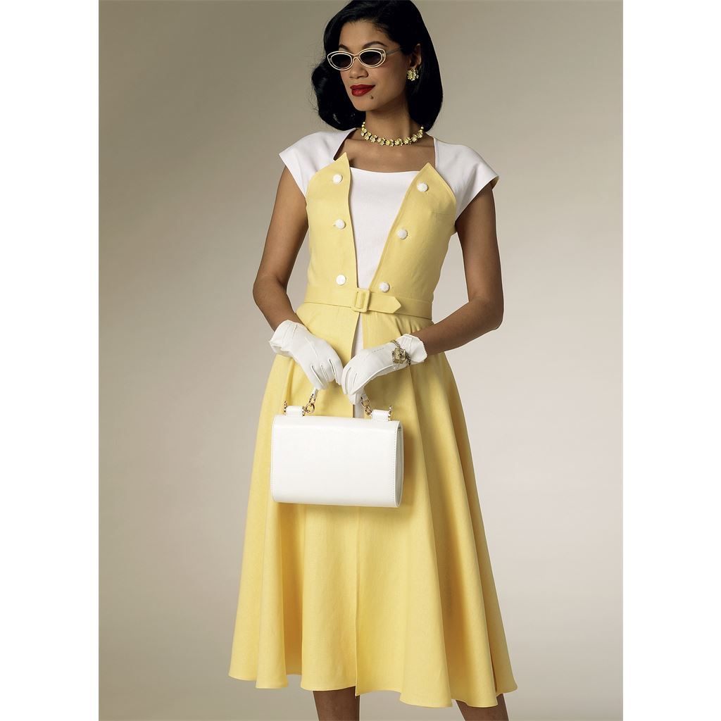 Butterick Pattern B6211 Misses Dress and Belt 6211 Image 4 From Patternsandplains.com