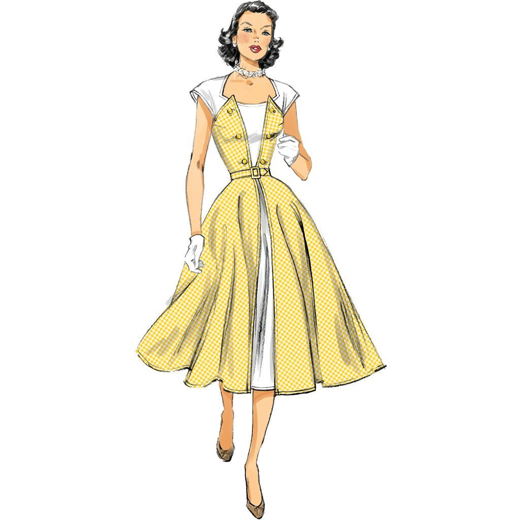 Butterick Pattern B6211 Misses Dress and Belt 6211 Image 6 From Patternsandplains.com
