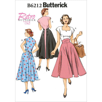 Butterick Pattern B6212 Misses Dress 6212 Image 1 From Patternsandplains.com