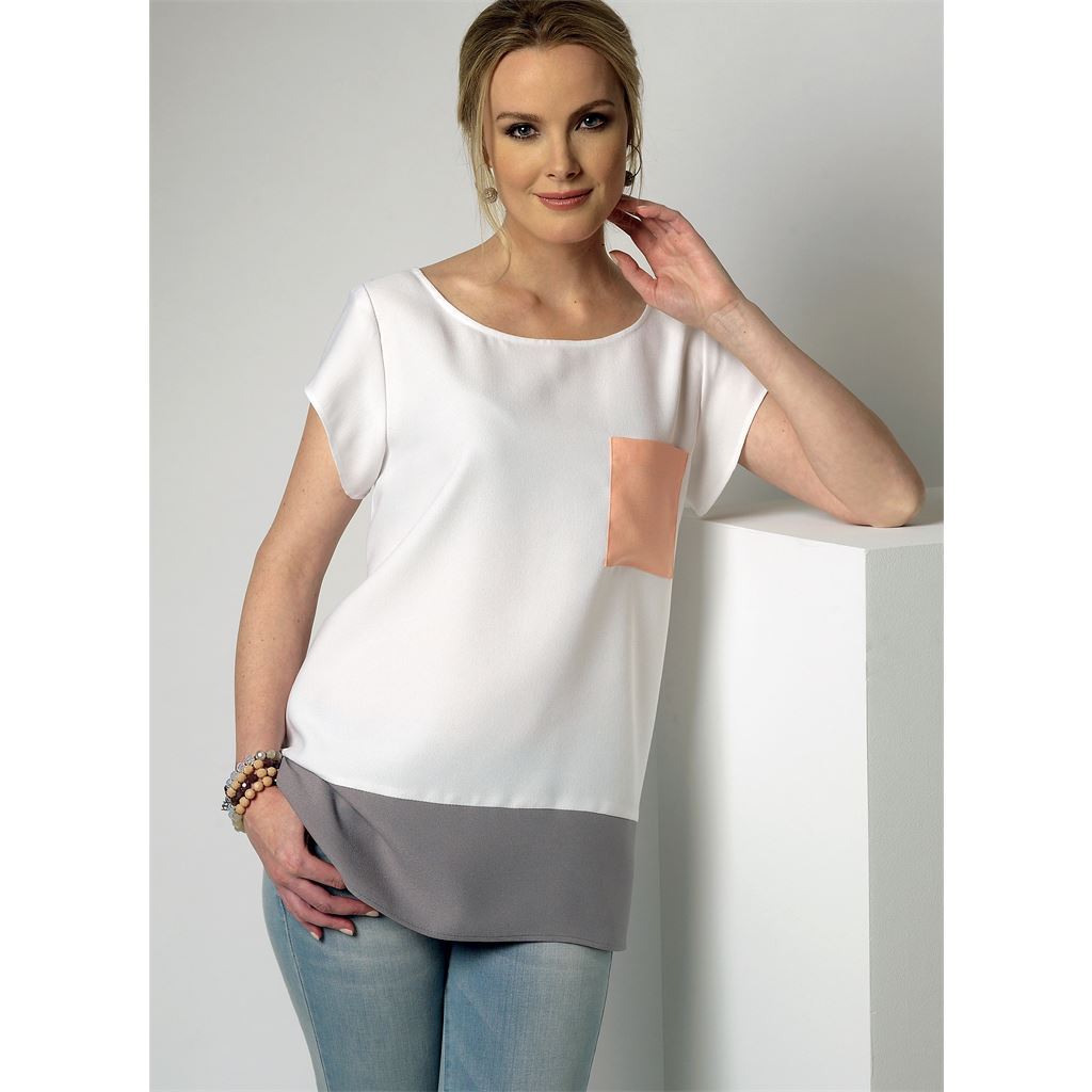 Butterick Pattern B6214 Misses Top 6214 Image 2 From Patternsandplains.com